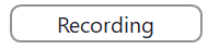 screenshot of zoom's test mic button displaying the word recording after the microphone test has started