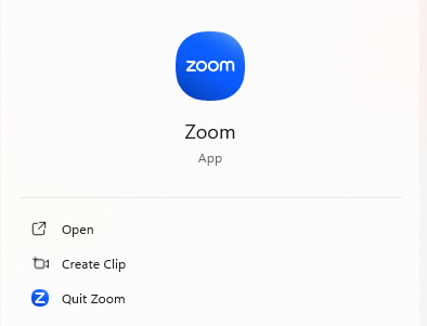 Zoom Desktop app
